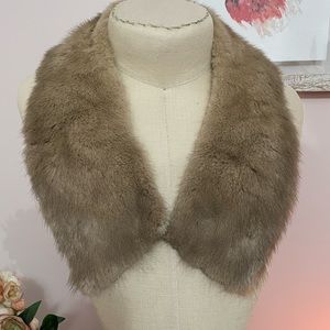 Salvaged Vintage Mink Collar.